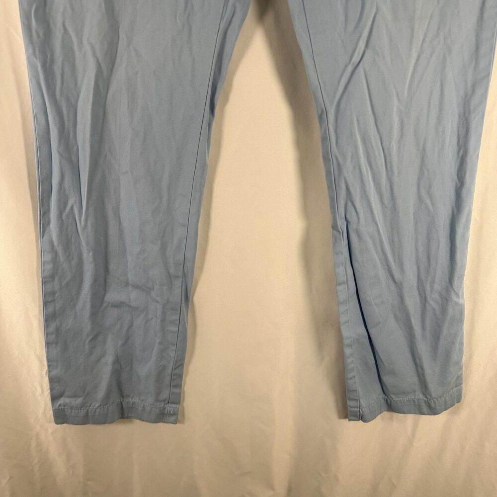 Vineyard Vines Slim Fit Chino Pants Men's 32x32 Blue Flat Front Slash Pockets - Picture 5 of 10